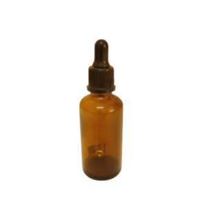 VIDRO AMBAR DIN 50ML CONTA GOTAS