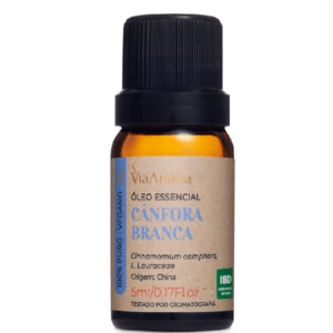 Óleo Essencial Cânfora Branca Via Aroma - 5 ml