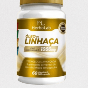 Oleo de Linhaça 1000mg - 60 capsulas/Herbolab