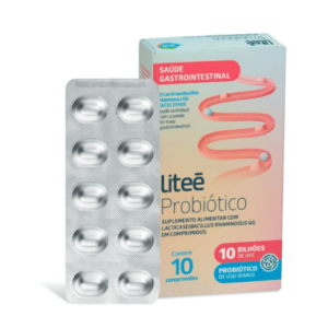 Probiótico LGG 10 Bilhões de UFC - Saúde Gastrointestinal - Lactobacillus rhamnosus GG (LGG®) - Litee Farma