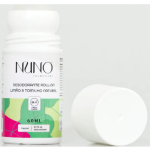 Desodorante Roll-On Natural e Vegano - Limão & Tomilho | 97,7% de Naturalidade 60ml