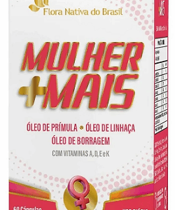 MULHER +MAIS - Óleos de Primula, Linhaça e Borragem - 60 cápsulas
